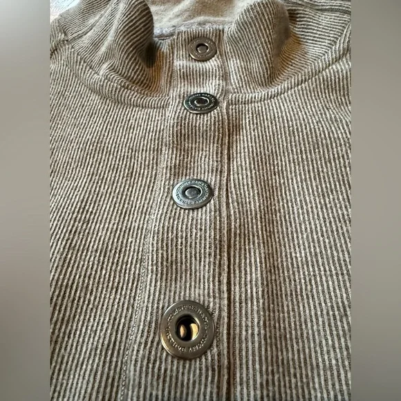 Tommy Bahama Cold Springs Mock Collar Henley Buttons GRAY Sweater Men’s Size XL - Picture 4 of 13